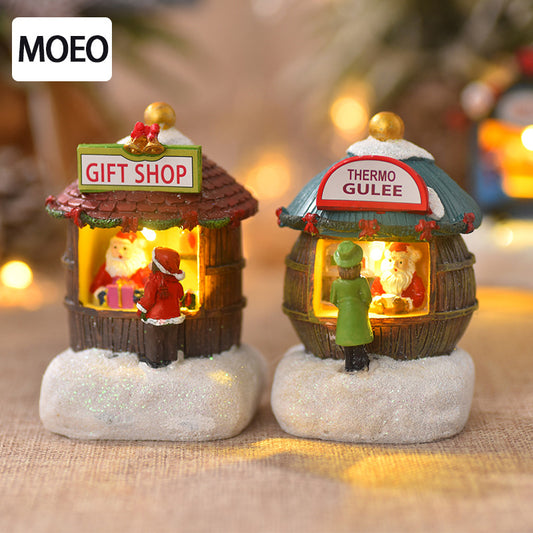 Mini Christmas House Light Decoration