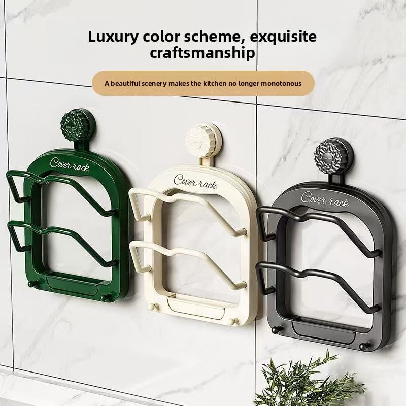 Wall-mounted kitchen storage rack