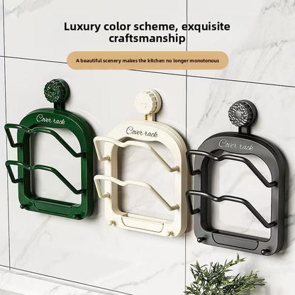 Wall-mounted kitchen storage rack