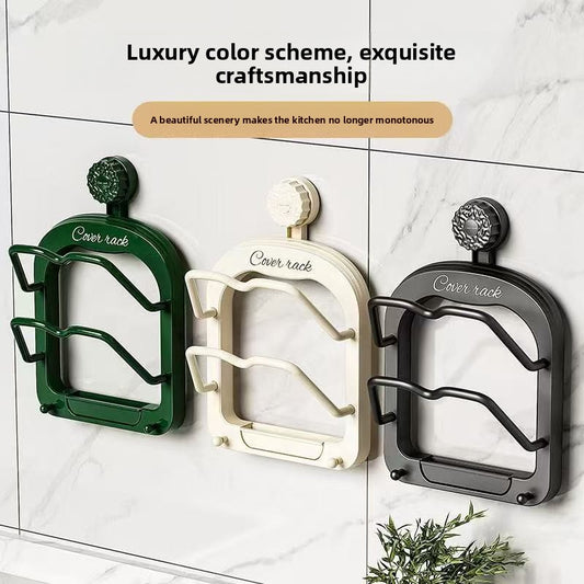 Wall-mounted kitchen storage rack