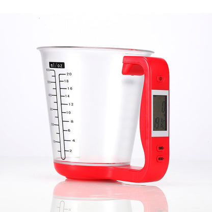 Smart Electronic Measuring Cup Scale – Digital Kitchen Scale (500g/0.1g Accuracy)