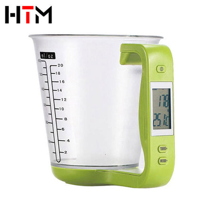 Smart Electronic Measuring Cup Scale – Digital Kitchen Scale (500g/0.1g Accuracy)