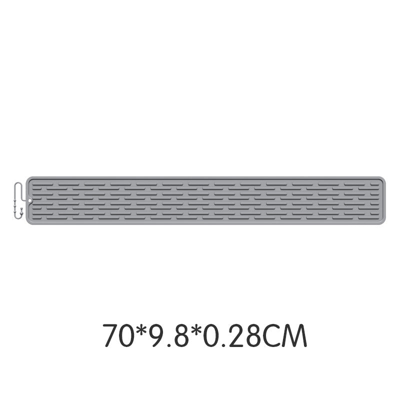 Premium Roll-Up Silicone Counter Drainage & Drying Mat