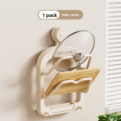 Wall-mounted kitchen storage rack