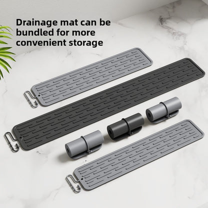 Premium Roll-Up Silicone Counter Drainage & Drying Mat