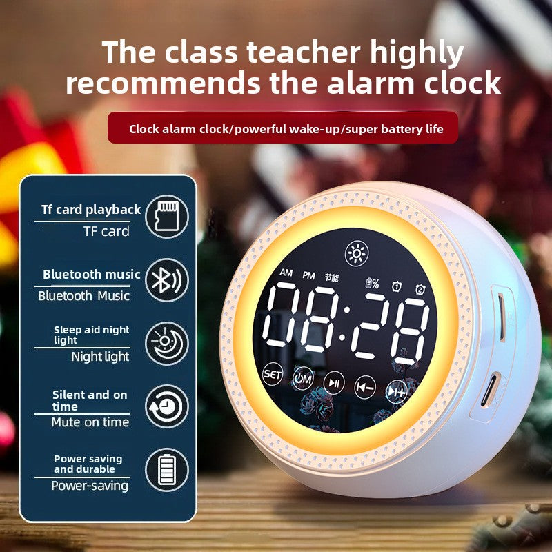 AI intelligent voice Alarm clock + Night Light