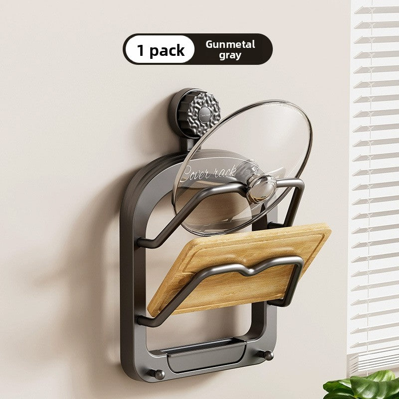 Wall-mounted kitchen storage rack