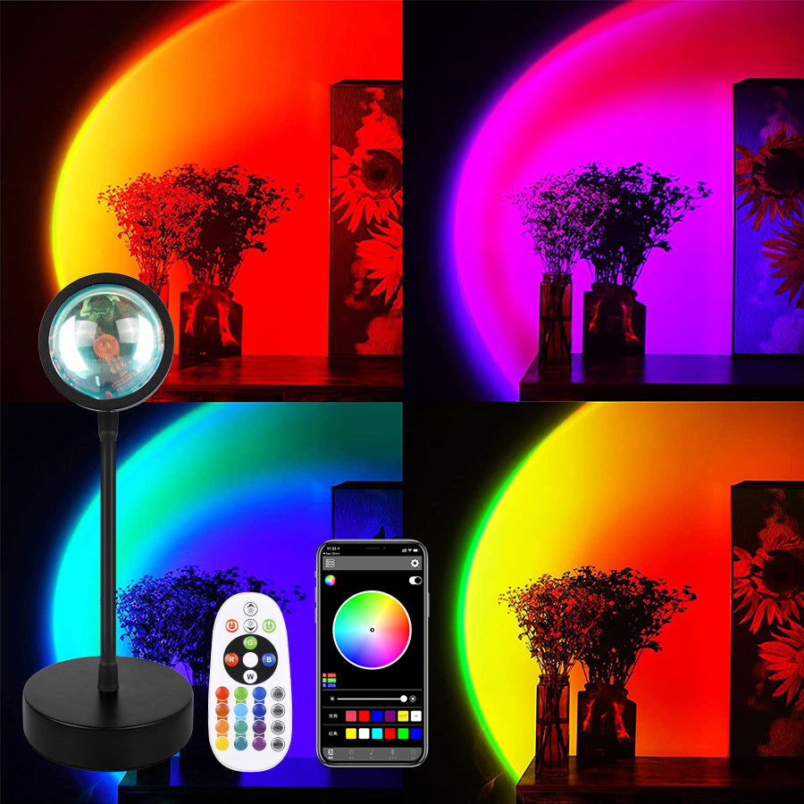SunGlow™ Ambient Sunset Lamp – USB, Remote & App Control Options