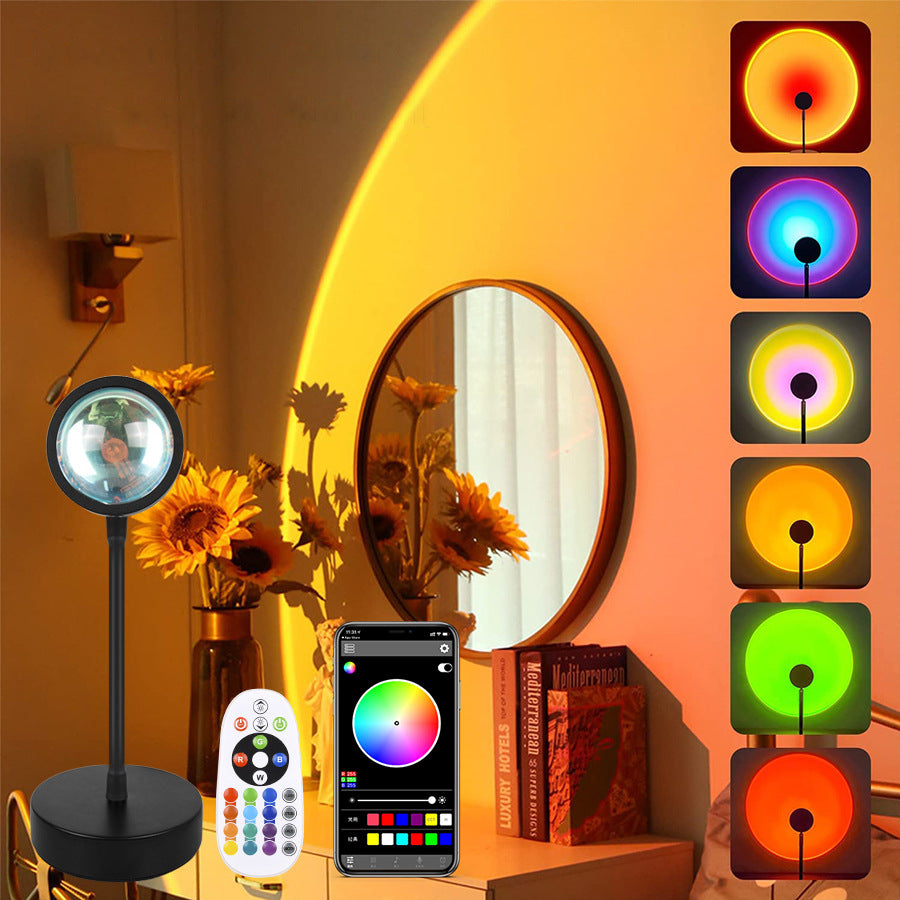 SunGlow™ Ambient Sunset Lamp – USB, Remote & App Control Options
