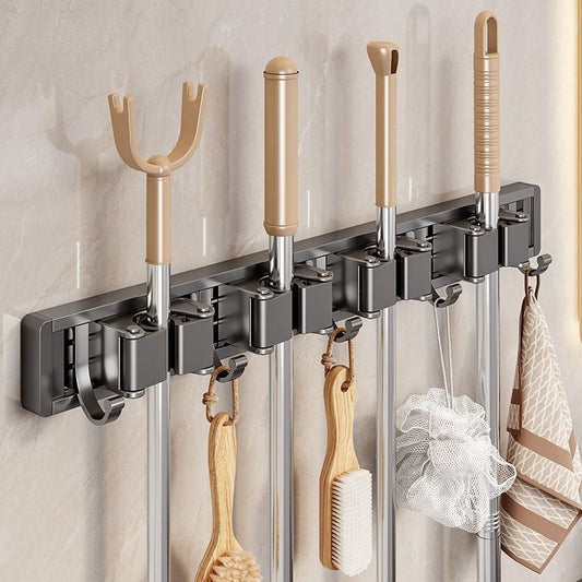Adjustable Wall-Mount Organizer Hooks