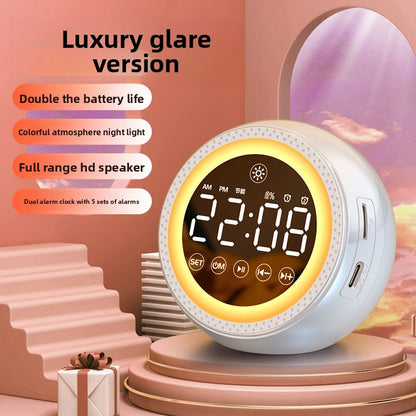 AI intelligent voice Alarm clock + Night Light