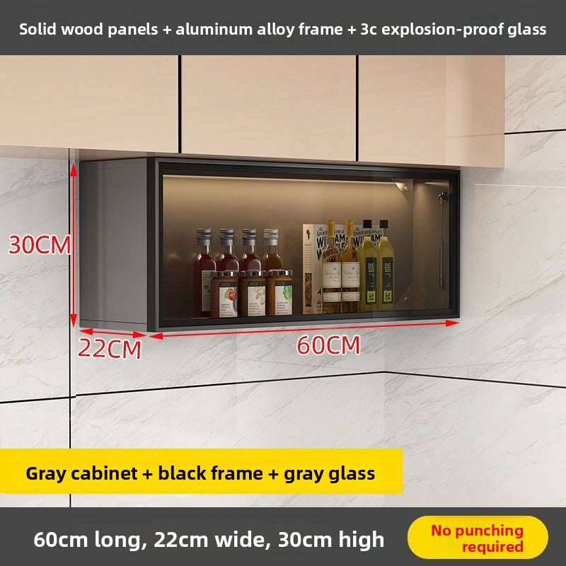 Luxury Wall-Mounted Display Cabinet
