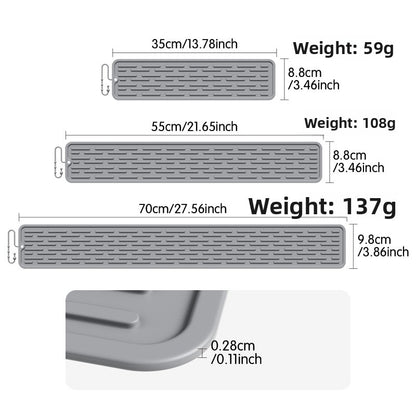 Premium Roll-Up Silicone Counter Drainage & Drying Mat