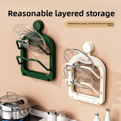 Wall-mounted kitchen storage rack